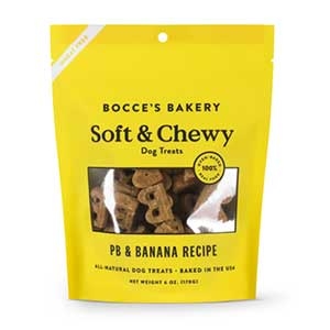 Bocce's Bakery PB & Banana Soft & Chewy Dog Treats