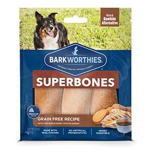 Barkworthies® Chicken & Sweet Potato SuperBones Dog Chews
