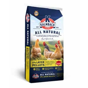 Kalmbach® 17% All Natural Layer Pellet Poultry Feed