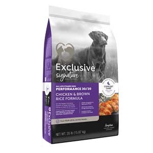 Exclusive® Signature All Life Stages Performance 30/20 Dog Food 