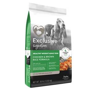 Exclusive® Signature Healthy Weight Adult Dog Food