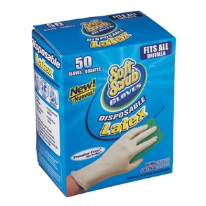 Soft Scrub Latex Disposable Gloves 