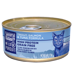 Natural Balance Wild Pursuit™ Trout, Salmon & Tuna Canned Cat Formula