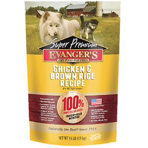 Evanger's Chicken with Brown Rice Dry Dog Food 