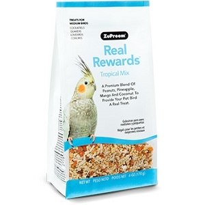 ZuPreem® Real Rewards™ Tropical Mix Treats for Medium Birds