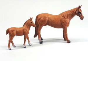 Big Country Toys Quarter Horse Mare & Colt