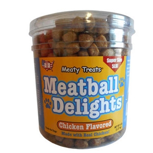 Meaty Treats® Meatball Delights Chicken Flavor Dog Treats