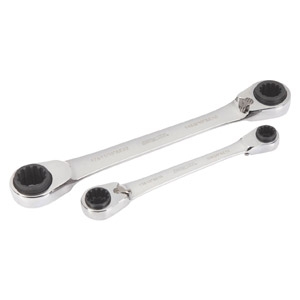 Channellock® 2-Piece Ratcheting Box Wrench Set 