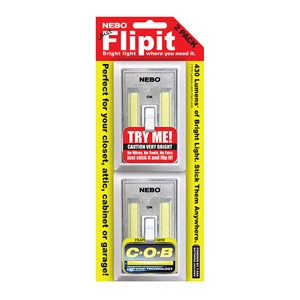 Nebo® FlipIt Portable LED Light 2-pk 