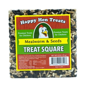 Happy Hen® Treats Mealworm & Seeds Treat Square