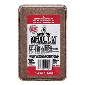 Morton® iOFIXT T-M Trace Mineralized Salt Brick