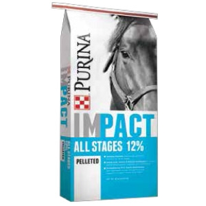 Purina® Impact® 12:6 Pelleted Horse Feed
