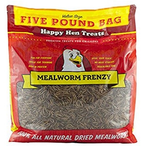 Happy Hen Treats® Mealworm Frenzy - 5 Pound Bag 