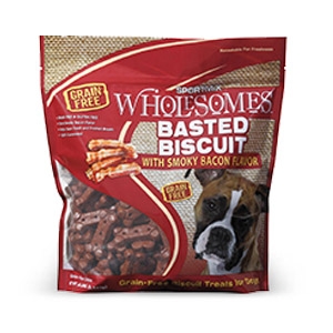 Sportmix® Wholesomes™ Basted Biscuit Treats with Smoky Bacon Flavor