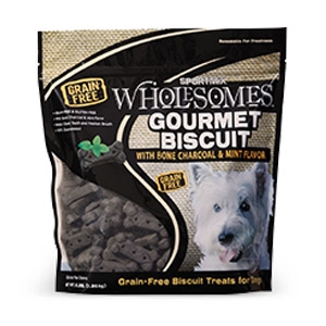 Sportmix® Wholesomes™ Gourmet Biscuit Treats with Bone Charcoal & Mint Flavor