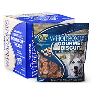 SPORTMiX® Wholesomes™ Gourmet Biscuit Treats with Real Roasted Peanuts