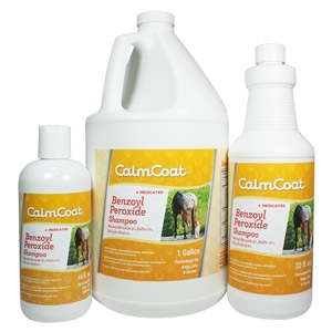 CalmCoat® Benzoyl Peroxide Multi-Species Shampoo 