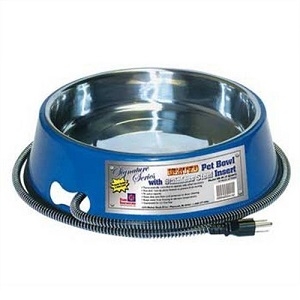 Stainless Heated Pet Bowls 3qt