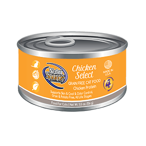 NutriSource Chicken Select Grain Free Canned Cat Food