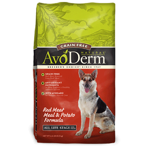 AvoDerm Grain Free Red Meat Meal & Potato Formula Dry Dog Food