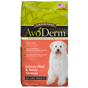 AvoDerm Grain Free Salmon Meal & Potato Formula Dry Dog Food