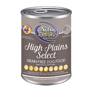 NutriSource High Plains Select GF Canned Dog Food