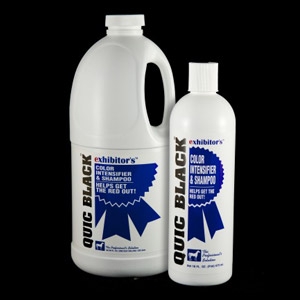 Quic Black Color Intensifier & Shampoo for Horses