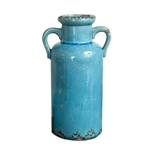 Tall Ceramic Vase Turquoise 