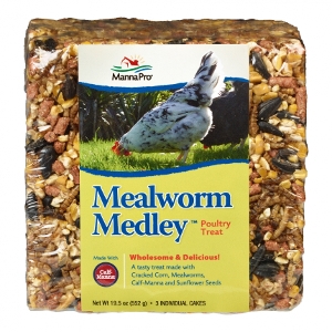 Mealworm Medley Treat Cake 3pk 