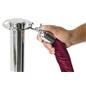 6.5' Velvet Stanchion Rope with Chrome Clasps - Burgundy