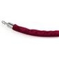 6.5' Velvet Stanchion Rope with Chrome Clasps - Burgundy