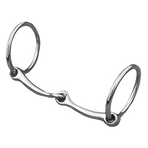 Weaver Leather All Purpose Ring Snaffle Bit 5" Mouth