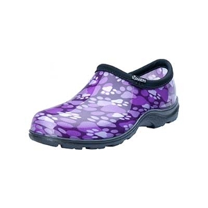 Sloggers Garden Shoe- Paw Print Purple