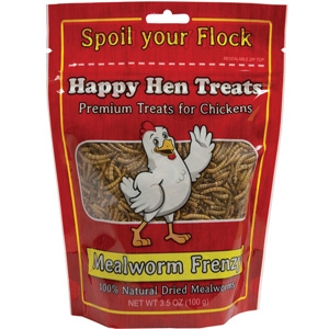 Happy Hen Treats Meal Worm Frenzy - 3.5 oz.