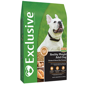 Exclusive® Healthy Weight Dry Dog Food 