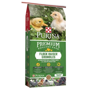 Flock Raiser® Premium Poultry Feed - Crumbles