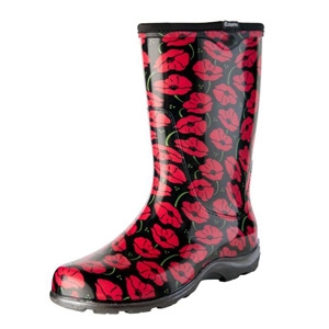 SloggersÂ® Rain & Garden Boots - Red Poppies