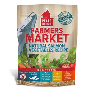 Plato® Farmers Market® Real Strips Salmon & Vegetables Dog Treats