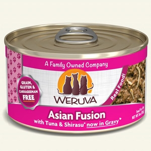 Asian Fusion with Tuna & Shirasu in Gravy Classic Canned Cat Food 24/5.5 oz.