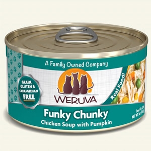 Funky Chunky Chicken Soup with Pumpkin Classic Canned Cat Food 24/3 oz.