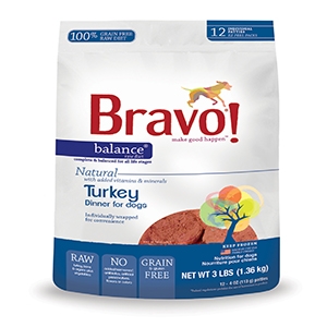 Bravo! Turkey Balance Burgers 3lb Bag