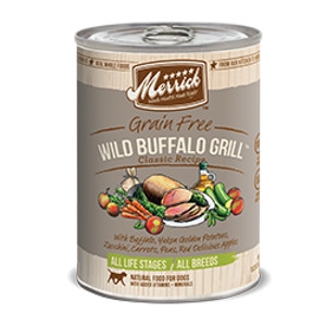 Merrick Wild Buffalo Grill Can Dog 