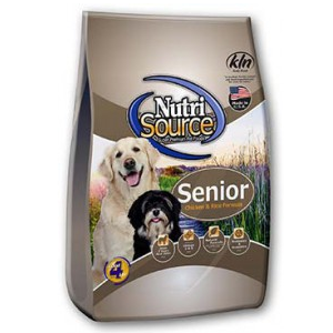 NutriSource® Senior Dog Chicken and Rice Formula 30#