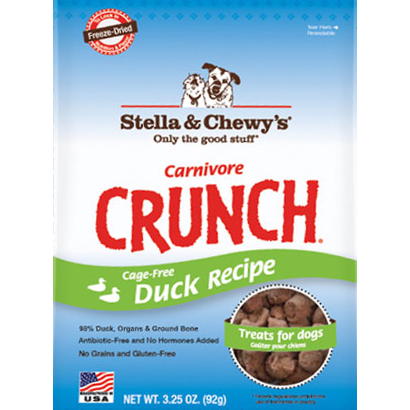 Stella & Chewy's Carnivore Crunch Freeze Dried Duck, Duck, Goose Treats 4 oz.