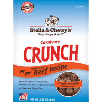 Stella & Chewy's Carnivore Crunch Freeze Dried Beef Treats 4 oz.
