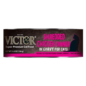 Victor® Shredded Chicken Dinner in Gravy Cat Food