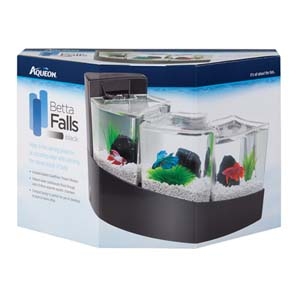 Betta Falls Aquarium Kit- Black