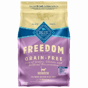 BLUE Freedom® Grain-Free Indoor Chicken Recipe For Adult Cats- 11lbs