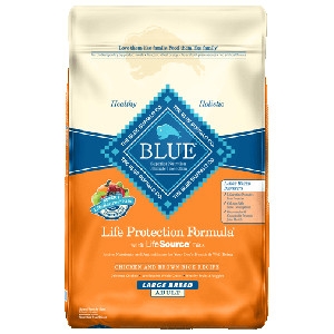 Blue Buffalo Large Breed Chicken/Brown Rice Dog 15# and 30#