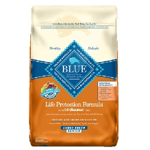 Blue Buffalo Large Breed Senior Chicken/Brown Rice Dog 15# and 30#